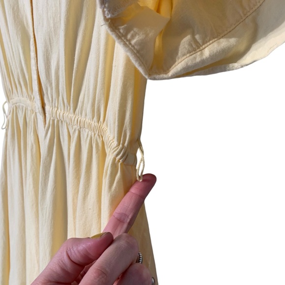 VINTAGE | Two‎ Dee’s Pale Yellow Dress - Sz 14 - Picture 4 of 13